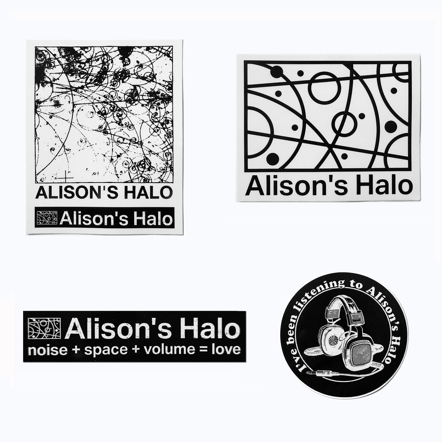 Alison's Halo - Stickers - 4 Pack