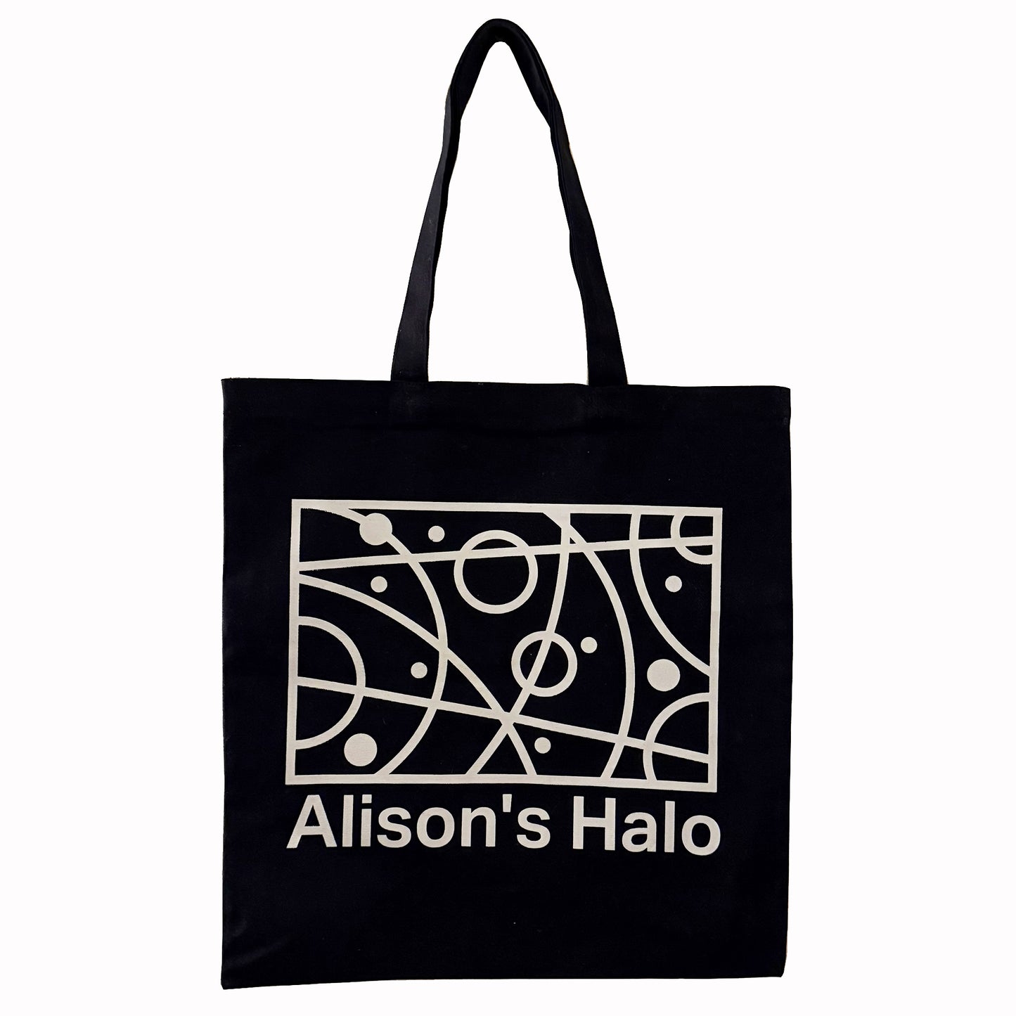 Alison's Halo - Tote Bag - Particle - Black