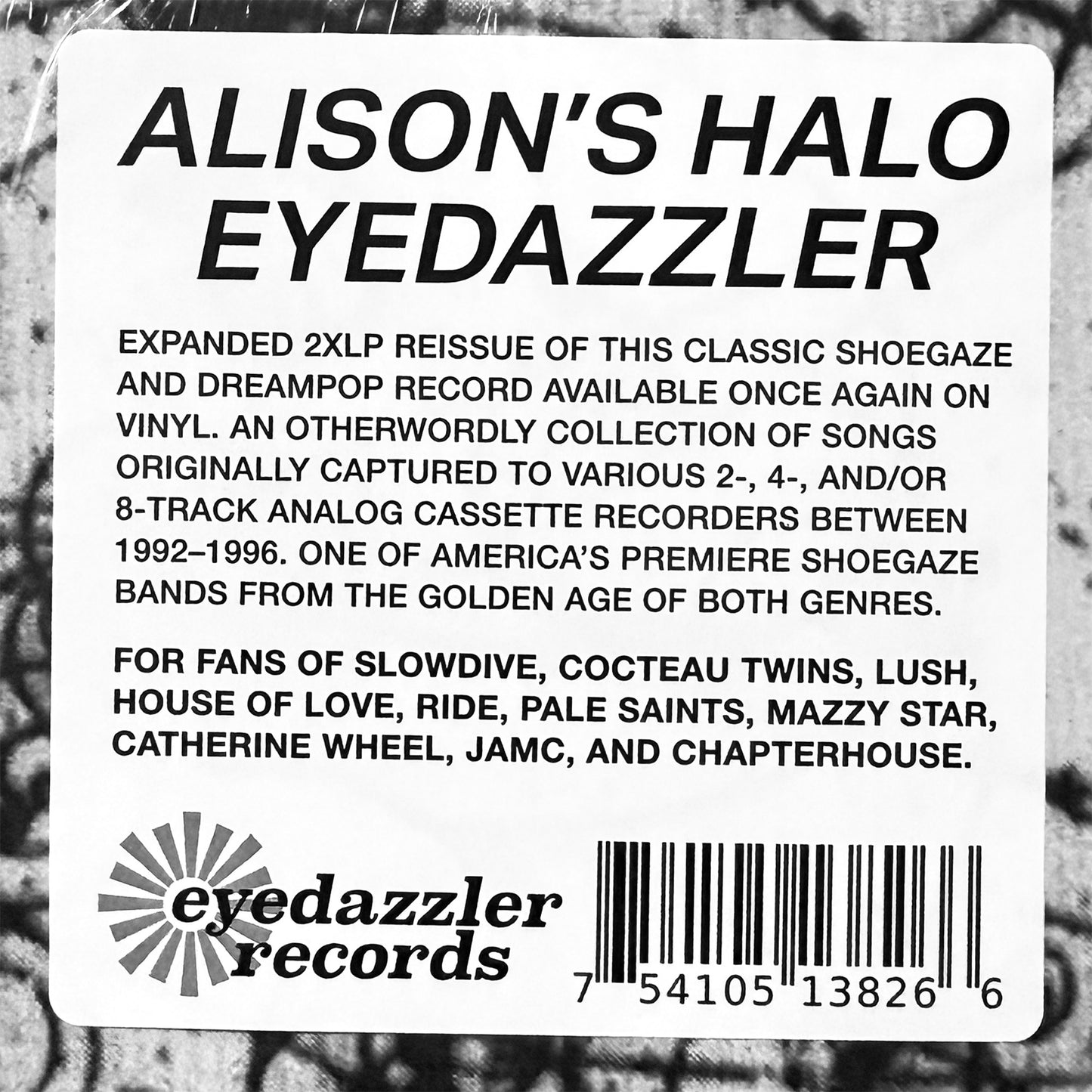 Alison's Halo - Music - Vinyl - Eyedazzler - 2X LP